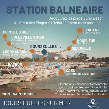 Entre Seulles & Proche Port De Plaisance Апартаменты *